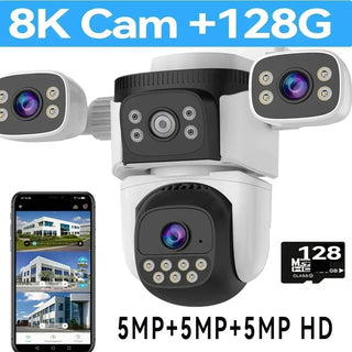 Four Lens Surveillance Camera