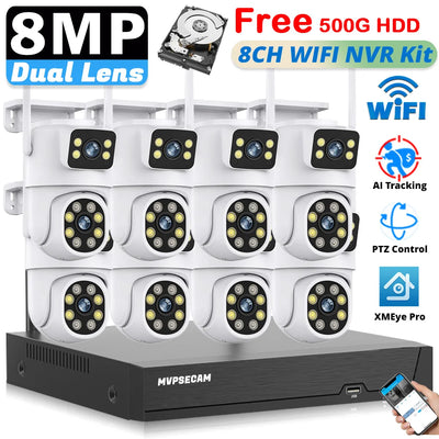 8MP Wireless CCTV Surveillance System
