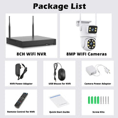 8MP Wireless CCTV Surveillance System