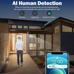 8MP Wireless CCTV Surveillance System